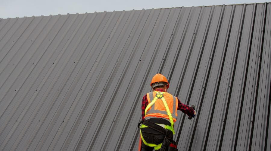 Professional metal roof installation services in Plaza, ND